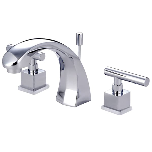 Kingston Brass KS4981CQL 8" Widespread Bathroom Faucet, Polished Chrome KS4981CQL - main